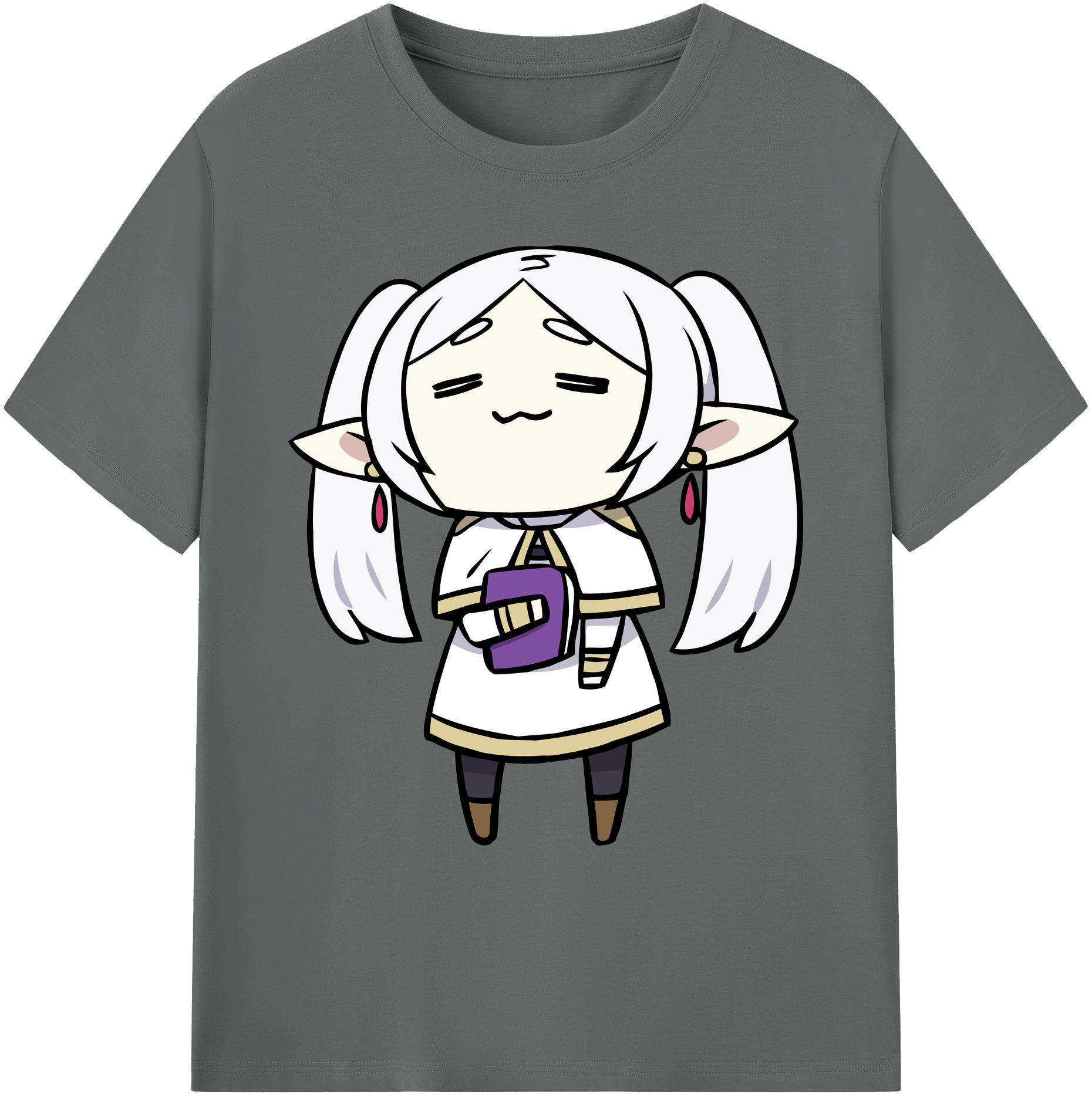 （画像用） 葬送のフリーレン Frieren 綿100％ メンズ半袖Tシャツ｜肌触りやわらか＆通気性